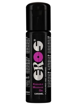 Масажний гель зі смаком - eros pleasure kissable massage gel w...