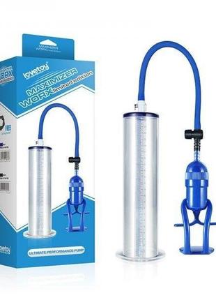 Вакуумна помпа для збільшення пінису синя maximizer worx limit...