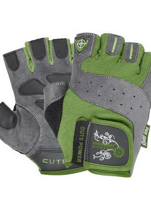 Рукавички для спорту cute power gloves ps-2560 green (xs size)...