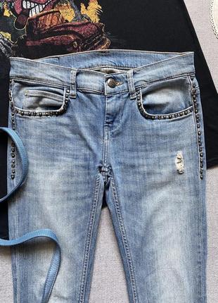 Прямые голубые джинсы fb sister 25 размер4 фото