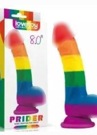 Фалоімітатор - prider dildo 8" ssmag.com.ua