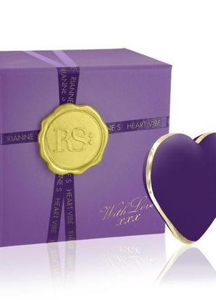 Вібратор-серце rianne s: heart vibe purple, 10 режимів роботи,...