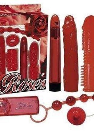 Набір секс іграшок red roses set ssmag.com.ua