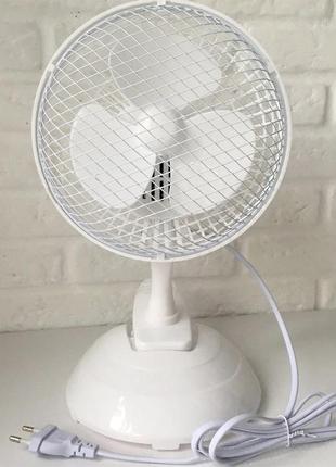 Настільний вентилятор 6" fan 2 in 1 wx 601 tf з прищіпкою