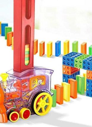 Розвиваюча іграшка поїзд-доміно domino happy truck 100