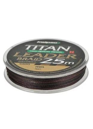 Шнур kalipso titan leader braid camo 25м 0,14мм