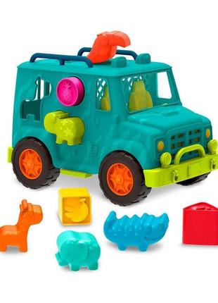 Ігровий набір-сортер — вантажівка сафарі (колір море)