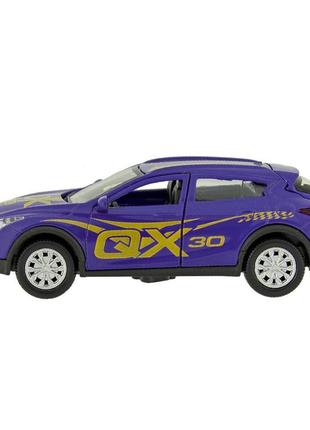 Автомодель glamcar - infiniti qx30 (фіолетовий)3 фото