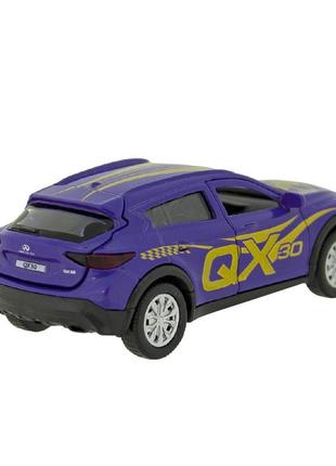 Автомодель glamcar - infiniti qx30 (фіолетовий)5 фото