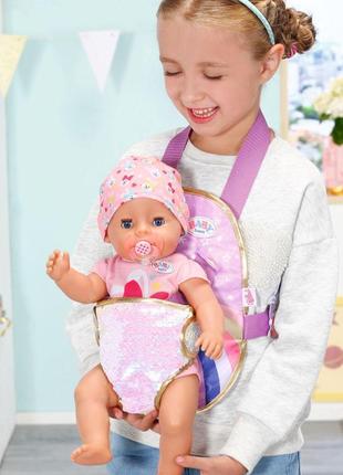 Рюкзак-кенгуру для ляльки baby born серії "день народження" — ...9 фото