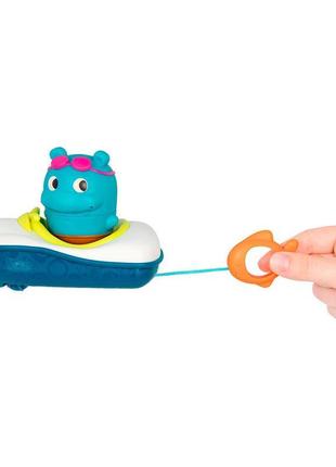 Іграшка для ванни — бегемотик плюх2 фото