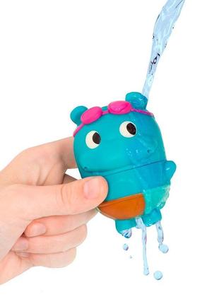 Іграшка для ванни — бегемотик плюх6 фото