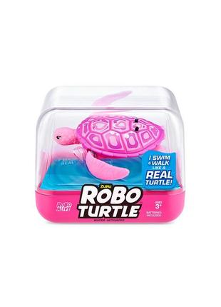 Інтерактивна іграшка robo alive – робчеропаха (фіолетова)