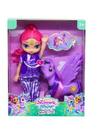 Кукла музична "шиммер" 25см з фігуркою поні shimmer and shine