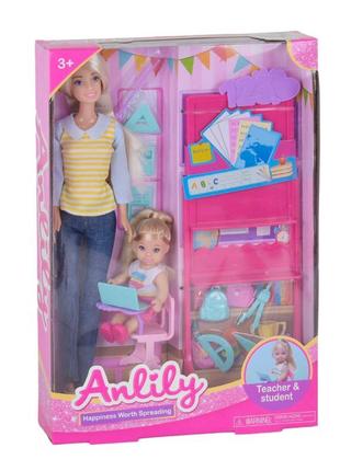 Ігровий набір для дівчинки лялька 594 з меблями й аксесуарами