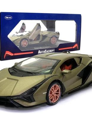 Машинка металева дитяча lamborghini sian auto expert premium з...