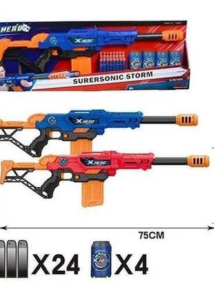 Автомат blaze storm (nerf / нерф) bt 8058 (червоний) з мішенню...