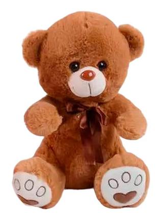 М'яка іграшка плюшевий ведмідь 32 см коричневий