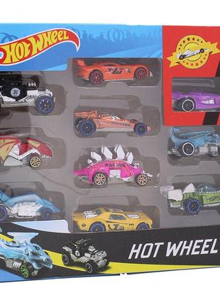 Набір машинок гот вилс 10 в 1 hot wheels