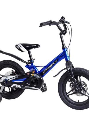 Дитячий велосипед із додатковими колесами 3-4 роки 14 дюймів c...