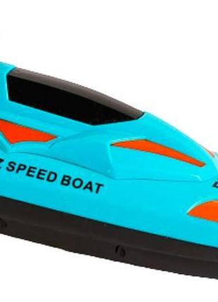 Катер на радіокеруванні speedboat бірюзовий