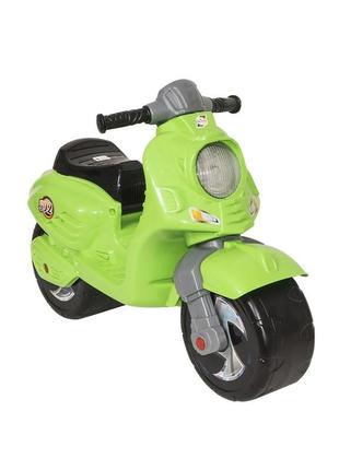 Толокар мотоциклок зелений