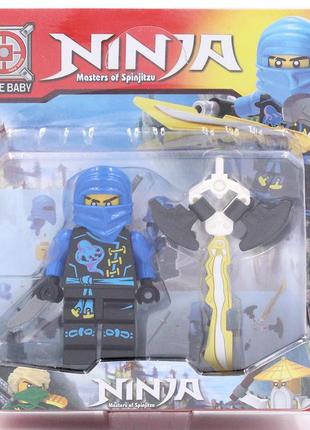 Фігурка ніндзяго джей зі зброєю ninjago skybound jay синій ніндзя