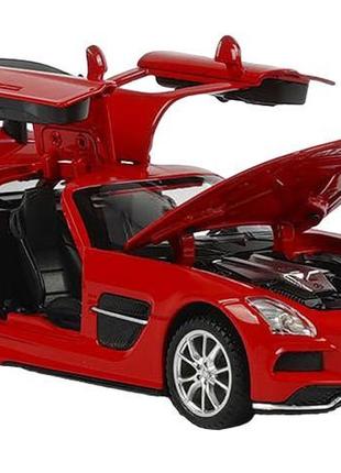 Машинка металева дитяча mercedes benz sls amg auto expert черв...