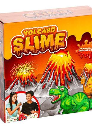 Набір для виготовлення сламів volcano slime з динозаврами