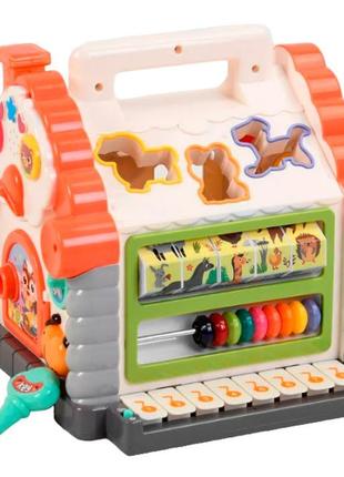 Розвивальний іграшка багатосторонній теремок hola toys1 фото