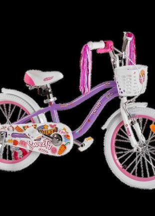 Велосипед для дівчинки з додатковими колесами 5-7 років corso ...
