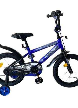 Дитячий велосипед із додатковими колесами 4-6 років 16 дюймів ...