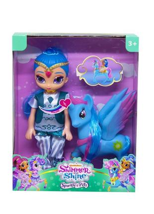 Кукла музична "шайн" 25см з фігуркою поні shimmer and shine