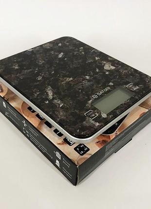 Кухонные весы satori sks-211-bl до 15 кг / весы / весы кухонные / кухонные весы / весы для кухни / настольные