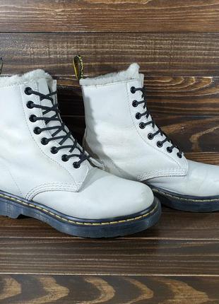 Dr. martens serena white оригинальные ботинки оригінальні чоботи