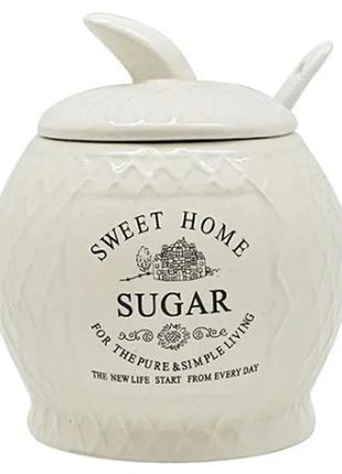 Сахарница без ложки "кантри", 350 мл