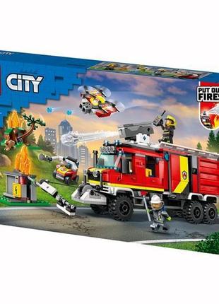 Конструктор lego city fire department пожежна машина 502 детал...