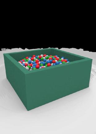 Сухий басейн з кульками lucky квадратний kidigo (40030)