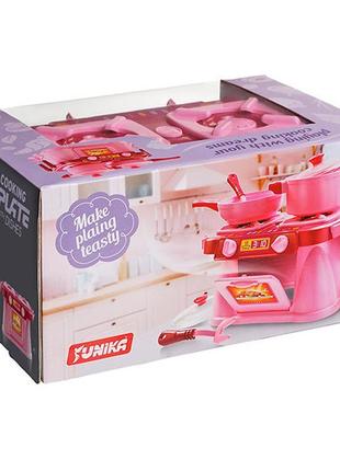 Ігровий набір кухонна плита "cooking plate with dishes" юніка ...