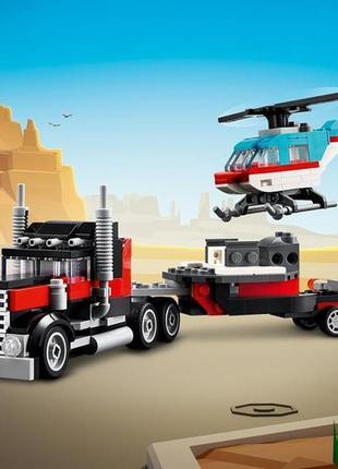 Конструктор lego creator бортова вантажівка з вертольотом 270 ...3 фото