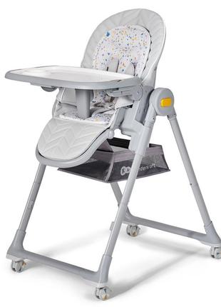 Стільчик для годування kinderkraft lastree grey (khlast00gry0000)2 фото