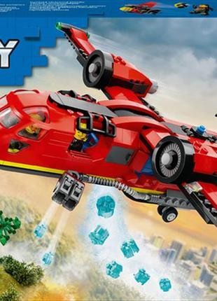 Конструктор lego city пожежний рятувальний літак 478 деталей (...