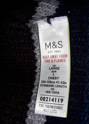 M&s  р l новый  теплый свитер в полоску джемпер кофта6 фото