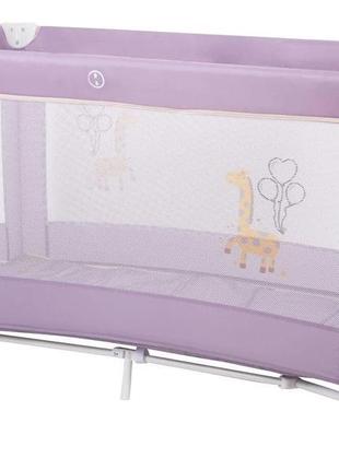 Ліжко-манеж freeon balloon giraffe purple