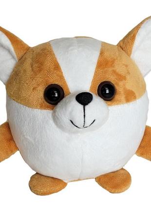 Іграшка м'яконабивна "круглік песик" мс 090102-15