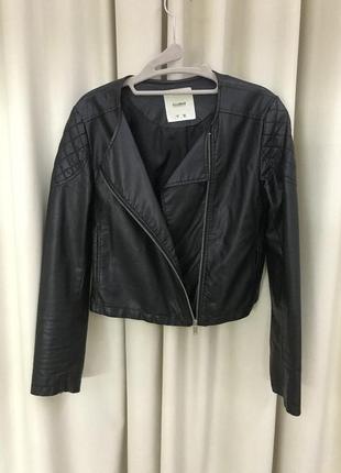 Куртка шкіряна pull&bear 2