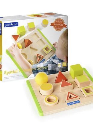 Сортер guidecraft manipulatives простір (g6744)