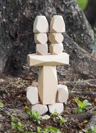 Набір дерев'яних блоків guidecraft natural play стоунхендж (g6...7 фото