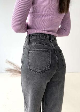 Жіночі джинси палаццо кльош сірі чорні мрамор8 фото