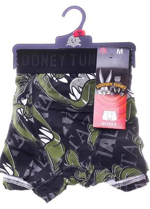Труси-боксери looney tunes dark green taz 1-pack чорний; зелений l (30890453-3 l)2 фото